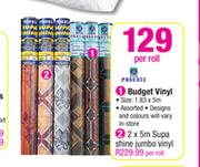 Phoenix Budget Vinyl(Size:1.83 x 5m)-Per Roll