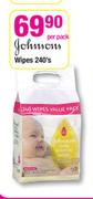Johnson's Wipes-240's pack