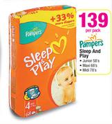 Pampers Sleep & Play-Per pack