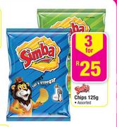 Simba Chips-3 x 125g