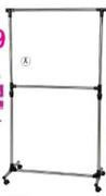 Simple Choice 2 Layer Clothes Rail