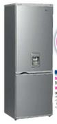 KIC Metallic Silver Top Fridge/Freezer with Water Dispenser