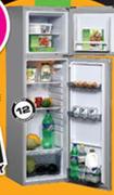 Logik Metallic Silver Top Freezer/Fridge-225Ltr.