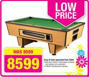 Easy 8 Coin-Operated Pool Table