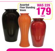 Assorted Floor Standing Vases-Each