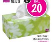 Simple Choice Tissues-2x200's