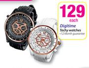 Digitime Tachy Watches-Each