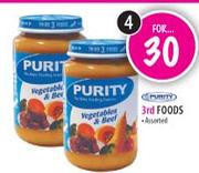 Purity 3rd Foods Assorted-4's