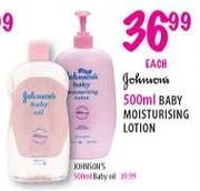 Jonhson's Baby Moisturising Lotion-500ml each 