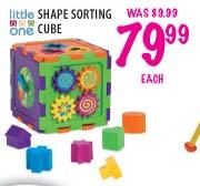 Little One Shape Sorting Cube