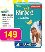 Pampers Active Baby-Per Pack
