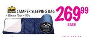 Camp Master Camper Sleeping Bag (180cm x 75cm)-175g 