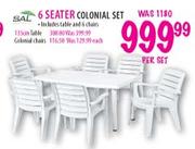 Sal 6 Seater Colonial Set