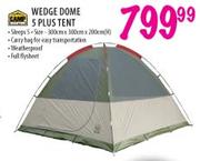 Camp Master Wedge Dome 5 Plus Tent-300cm x 300cm x 200cm(H)