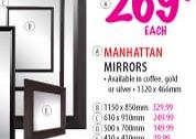 Manhattan Mirrors -500 x 700mm