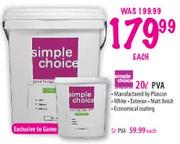Simple choice PVA-5l