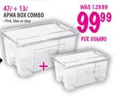 Apha Box Combo-47l+13l