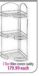 Wire Corner Caddy-3 tier
