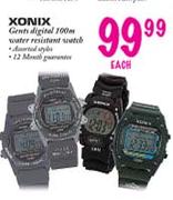 Xonix Gents Digital 100m Water Resistant Watch-each