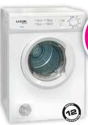 Logik White Tumble Dryer-6kg