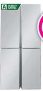 Kelvinator Mirror Finish Side By Side Fridge/Freezer-520L