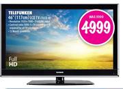 Telefunken 46"(117cm) LCD TV (TLCD-4) Full HD