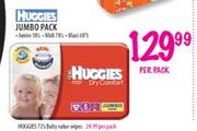 Huggies Jumbo Pack-58's/78's/68's per pack
