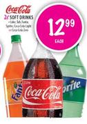 Coca-Cola Soft Drinks-2 Ltr each