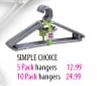 Simple Choice Hangers-10 Pack