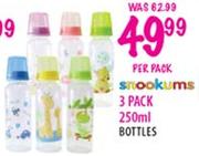 Snookums 3 Pack Bottles-250ml