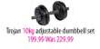 Trojan 10kg Adjustable Dumbbell Sec