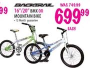 Backtrail 16"/20" BMX