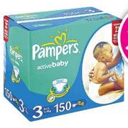 Pampers Active Baby Junior 111's Per Pack