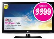 LG 32"(81cm) LCD TV