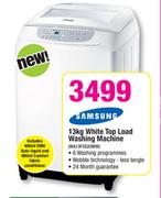 Samsung 13Kg White Top Load Washing Machine(WA13FSS2UWW)