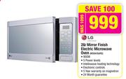LG Mirror Finish Electric Microwave Oven-28Ltr(MS843GARS)
