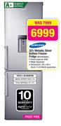 Samsung Metallic Silver Bottom Freezer Fridge-321Ltr(RB31FWJNDSS)