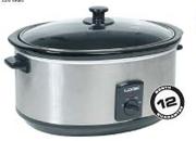 Logik Stainless Steel Slow Cooker-6.5lr