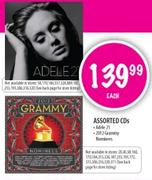 Assorted CDs: Adele 21, 2012 Grammy Nominees-each