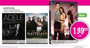Assorted DVDs: Adele:Live at the Royal Albert Hall, Platteland, Twilight:Breaking Dawn Part 1-each