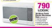 Logik 30L Mirror Finish Electric Microwave Oven