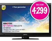 Sinotec FHD LCD TV-42" (107cm)