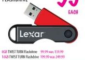 Lexar 8GB Twist Turn Flashdrive