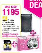 Nikon Coolpix S2700 Bundle