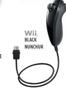 Wii Black Nunchuk