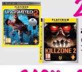 PS3 Games-Uncharted 2/Kill Zone 2-Each