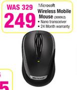 Microsoft Wireless Mobile Mouse(3000V2)