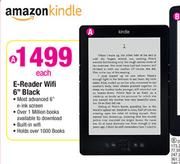 Amazon Kindle E-Reader WiFi 6" Black Each