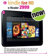Kindle Fire HD e-Reader
