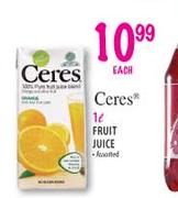 Ceres Fruit Juice Assorted-1 Ltr each